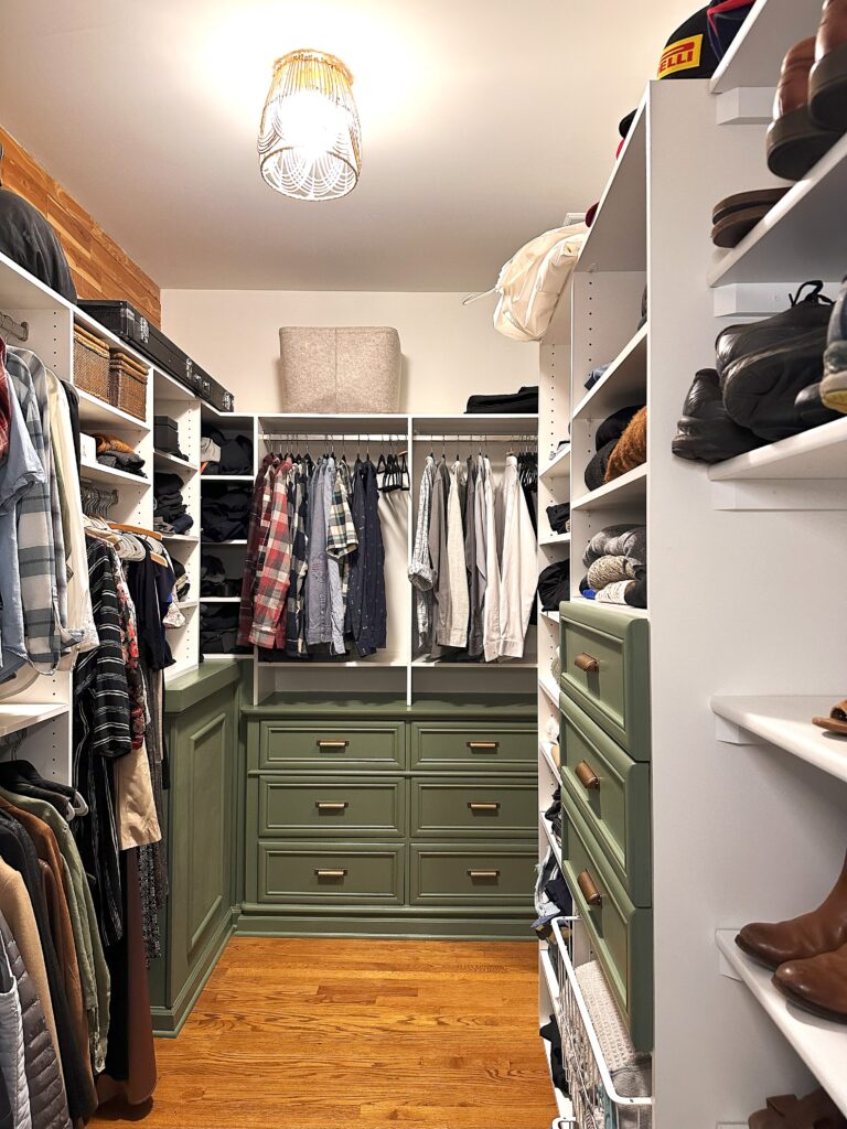 Walk-In Closet Before and After - Dani Koch